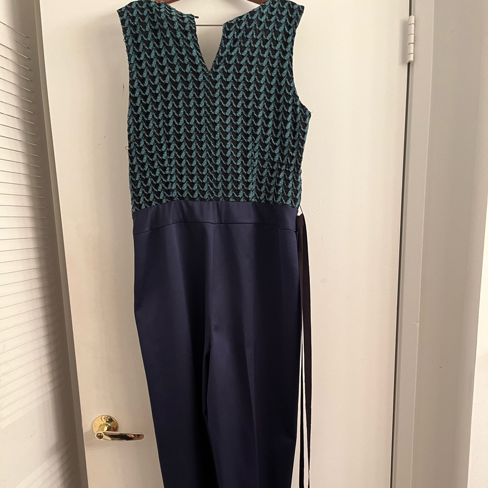 Wide Leg Belted Jumpsuit